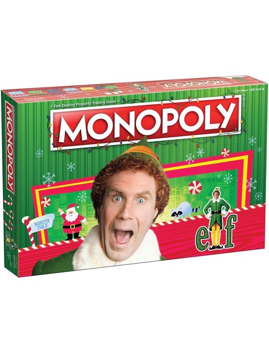 Monopoly Other - Monopoly Elf Board Game Christmas Movie Theme Gift Kids Festive Family Classic